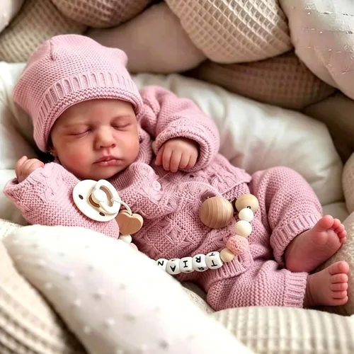 Miniatura 7 de Anano Muñecas Reborn de Bebé de Silicona de Cuerpo Completo - Muñeca de Bebé Realista de 20 pulgadas, Muñeca de Bebé de Silicona Completa para Niña