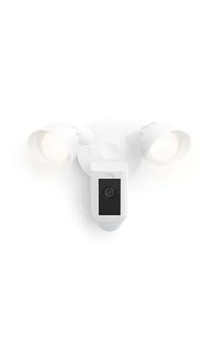 Miniatura 2 de Cámara con reflector cableada Ring Plus (seminueva, último modelo): seguridad para el exterior de tu casa/negocio con video HD de 1080p activado por