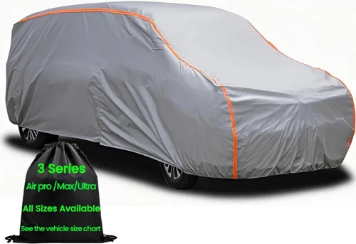 Miniatura 28 de Cubierta impermeable para todo tipo de clima para la nieve del coche Hatchback, lonas de coche Tamaño como: Golf GTI, VW Beetle Interior Algodón