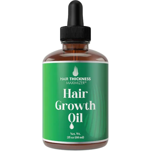 Suero hidratante y engrosante del cabello, aceite vegano para el tratamiento del cuero cabelludo para mujeres, hombres con cabello seco, encrespado,