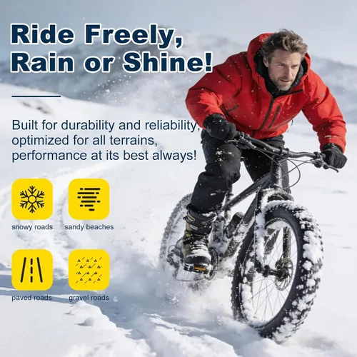 Miniatura 2 de Paquete de 2 tubos interiores para bicicleta de neumáticos gruesos, tubo de bicicleta resistente de 20/26x3.0/4.0, válvula Schrader de 1.260 in