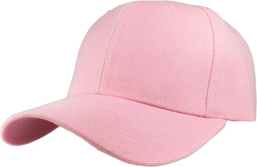 Miniatura 37 de Gorras de béisbol con correa trasera ajustable, lisas, negras, 12