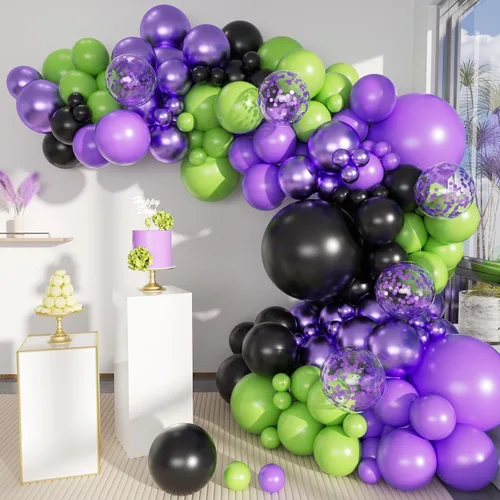 Miniatura 22 de MEBAY Kit de Arco de Guirnalda de Globos Bohemios, 156 Piezas Globos Rosa Empolvado Marrón Pastel Champán Dorado Blanco Metálicos para Boda Baby