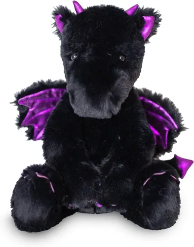 World’s Softest - Lushee - Midnight Dragon - Peluche de animal para bebés, niños pequeños, adultos, adorables, de materiales de calidad, muy suaves,