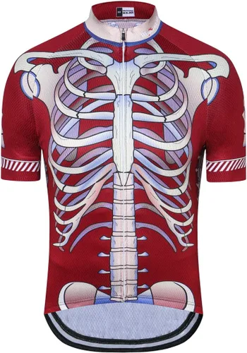 Miniatura 54 de Weimostar Hombre Ciclismo Jersey Manga Corta Bicicleta Ropa Multicolor Diamante