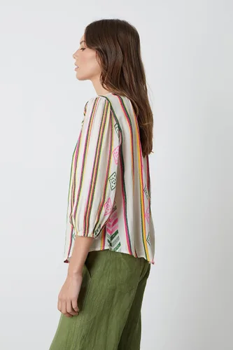 Miniatura 2 de Velvet by Graham & Spencer Women's Beth Novelty Jacquard Top