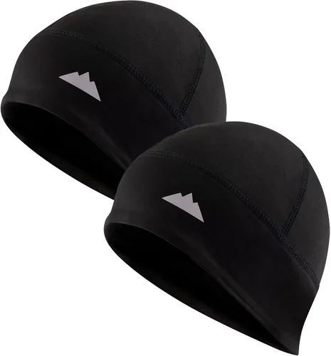 Tough Headwear Gorra de calavera para hombre, gorro para la cabeza, gorro de sudor, forro de casco de calavera, gorro de correr, gorra térmica de