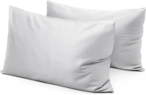Miniatura 8 de Juego de 2 fundas de almohada de viaje de 12 x 16 con cierre de sobre, funda de almohada para niños pequeños, 600 hilos, 100% algodón egipcio suave