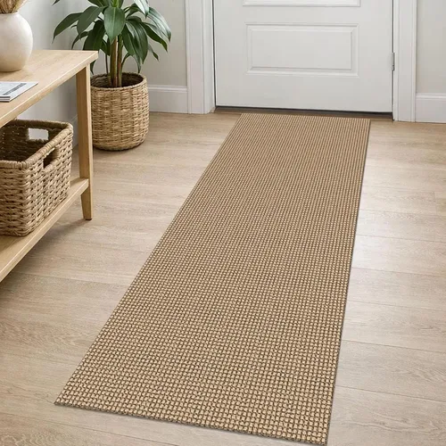 Miniatura 157 de EARTHALL Alfombra de pasillo 3x14 pies, alfombras lavables extra largas para pasillos, tejidas, antideslizante, alfombra trenzada para entrada