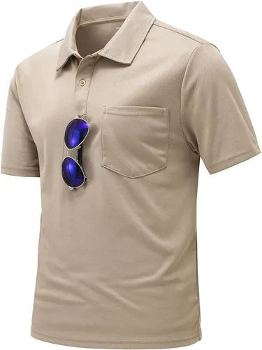 Miniatura 2 de YSENTO Polo para hombre, de manga corta, con cuello y bolsillo