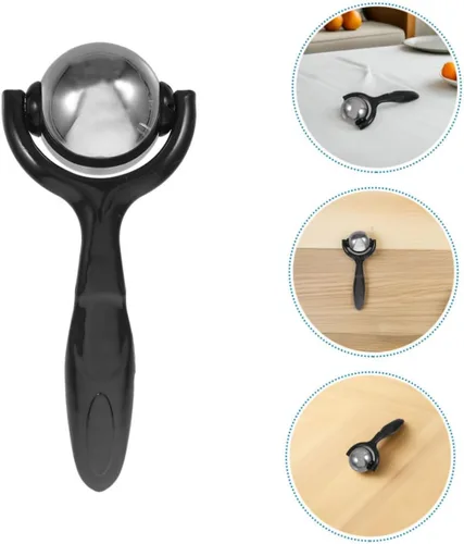 Miniatura 8 de 2 unidades de rodillo de masaje de mano de acero inoxidable con mango ergonómico para piernas, espalda, antebrazos, bolas de masaje muscular