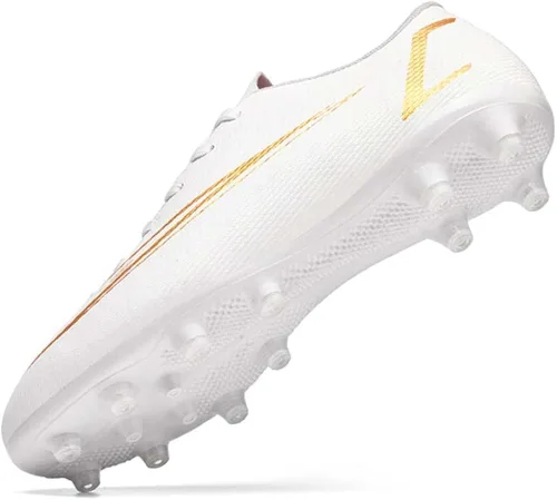 Niber Tenis de fútbol unisex AG para entrenamiento juvenil en interiores tenis de fútbol atlético equipo de fútbol TF 22zn-cd-awhite 4 niños grandes
