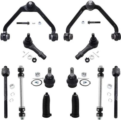 Miniatura 119 de Detroit Axle - Kit de suspensión delantera de 12 piezas para Mercury Grand Marquis Ford Crown Victoria Town Car 2003-2011, 2 brazos de control