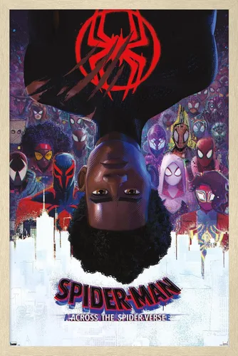 Miniatura 14 de Marvel Spider-Man: Across the Spider-Verse - Póster oficial de pared de una hoja, 34 pulgadas de largo x 22.4 pulgadas de ancho, versión enmarcada