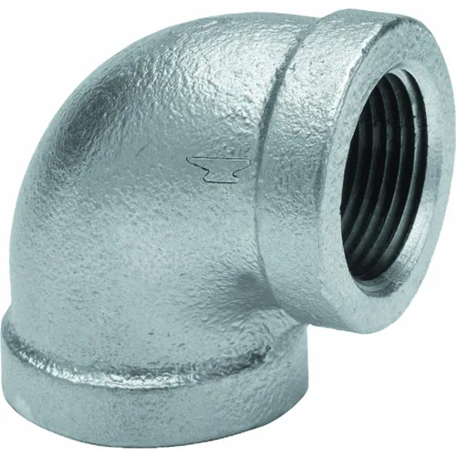 Miniatura 2 de Anvil 8700124053, accesorio de tubería de hierro maleable, codo de 90 grados, hembra NPT de 1/4", acabado galvanizado