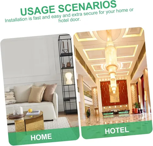 Miniatura 7 de BESTonZON Cerradura de cerrojo de metal para valla de metal Cerradura de cadena de puerta Muebles para el hogar Muebles deslizantes Cerradura