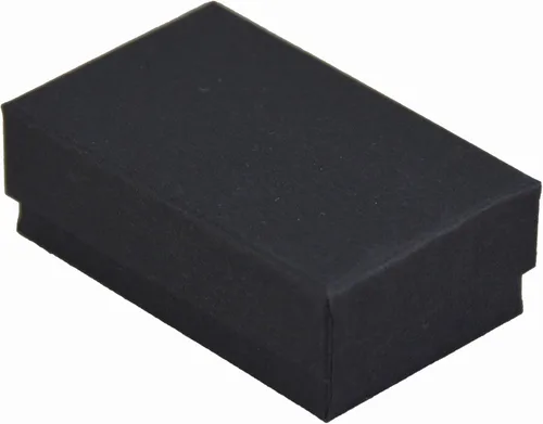 Miniatura 3 de JPB - Joyero relleno de algodón negro mate #21 (caja de 100) de 2.5 x 1.5 pulgadas