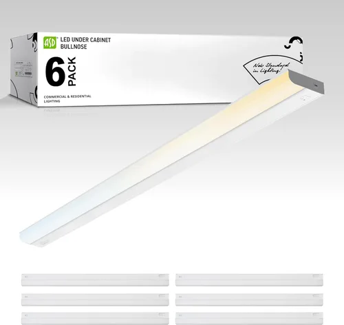 Miniatura 15 de ASD Iluminación LED para debajo del gabinete, 24 pulgadas, 12 W, 822 LM, luces regulables cableadas para debajo del gabinete para cocina, 3000