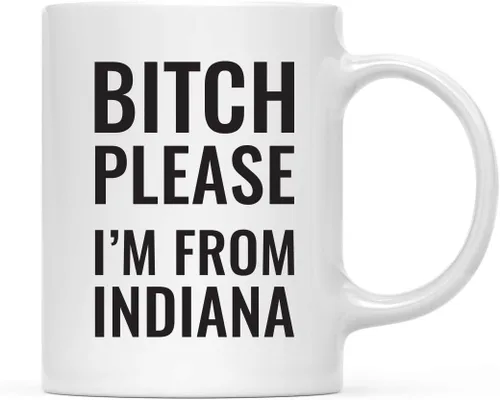 Miniatura 10 de Andaz Press Taza de café de 11 onzas, regalo de broma, Bitch Please I'm from Alabama, paquete de 1, incluye caja de regalo, divertidas ideas