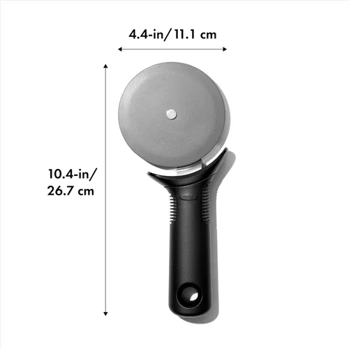 Miniatura 2 de OXO Good Grips - Rueda y cortador de pizza para sartenes antiadherentes