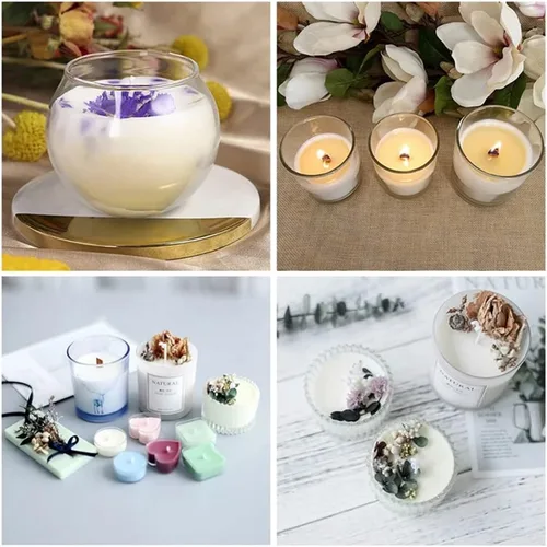Miniatura 5 de TooGet Gránulos de cera de parafina, 100% pura y natural de cera de parafina blanca para hacer velas, enlatado, impermeabilización, formulaciones