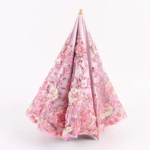 Miniatura 12 de Honeystore - Parasoles de encaje de flores para fiesta de boda, paraguas nupcial de encaje