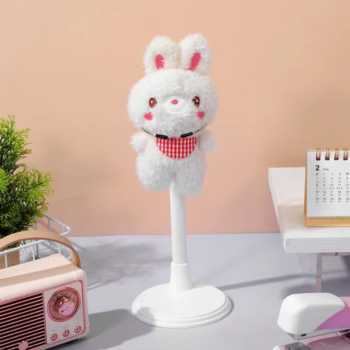 Miniatura 3 de Toddmomy Soportes de soporte para muñecas, paquete de 2 soportes de muñeca de PVC blanco, soportes de exhibición portátiles para figuras de acción