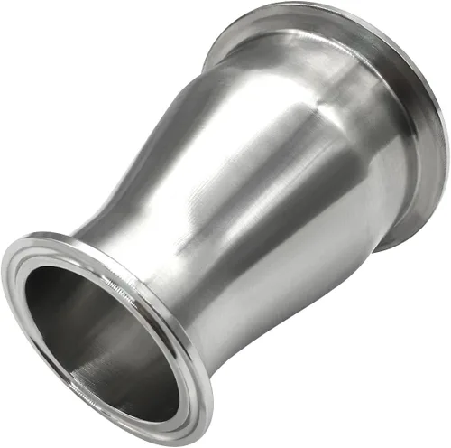 Miniatura 12 de Beduan Reductor Tri Clamp Férula Acero Inoxidable 304 Instalación Sanitaria Tubo de 2" OD a 1-1/2" Tubo OD (Paquete de 2)