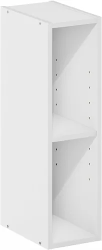 Miniatura 56 de Furinno Fulda Estantería de Libros, Estantería Estrecha de 2 Niveles, Librero con Estante de Almacenamiento de 6 Pulgadas de Ancho, 9.3 x 5.9 x 21.2