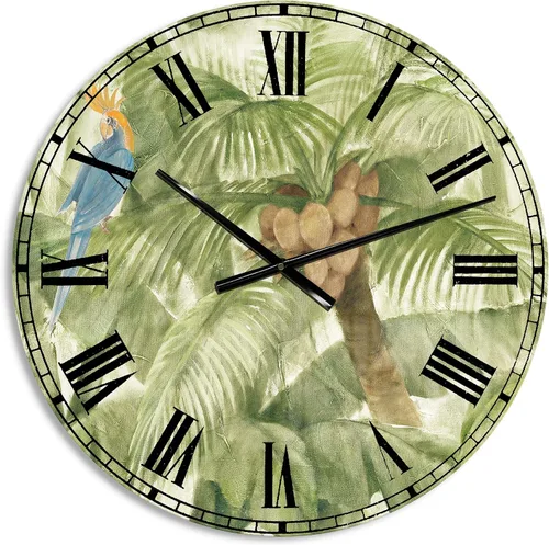 Miniatura 22 de DesignQ Reloj de pared con diseño de vaca y vida campestre para el hogar, dormitorio, baño, oficina, sala de estar