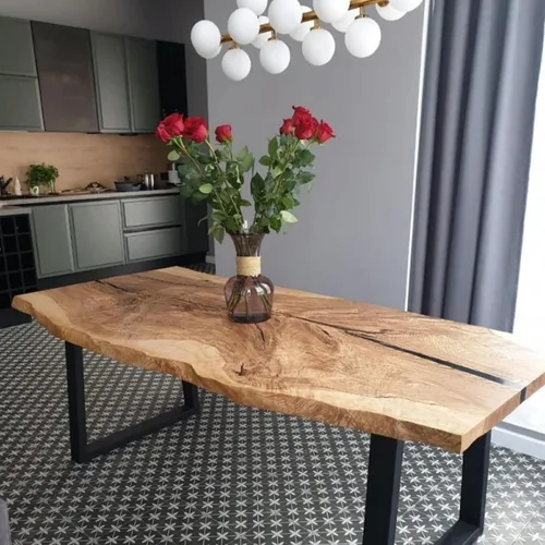 Miniatura 5 de WOPPLXY 2 patas de mesa de metal de 6 pulgadas, patas negras para muebles, patas de mesa trapezoidales, patas de banco de metal para armarios de TV