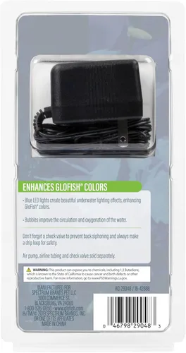 Miniatura 2 de GloFish Burbuja azul del LED, luces del acuario con la piedra del aire para los tanques de peces