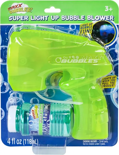 Miniatura 7 de Lanzador de burbujas iluminado: soplador automático de burbujas para niños, juguete de verano al aire libre y fiesta en la piscina