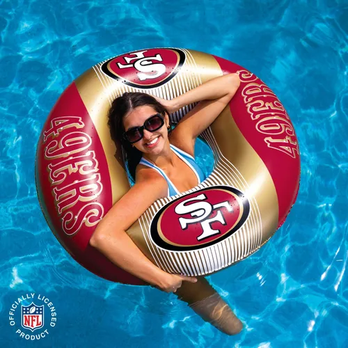 Miniatura 2 de BigMouth - Flotadores inflables para piscina de 36 pulgadas, con licencia oficial de la NFL, tubo interior para adultos y adolescentes