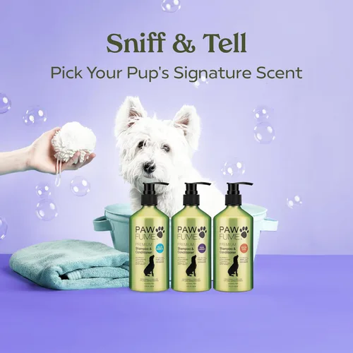 Miniatura 11 de PAWFUME Champú y Acondicionador para Caída de Pelo de Perro, Lavanda Real, 1 Paquete – Nutrir y Desenredar para un Abrigo Sedoso y Suave