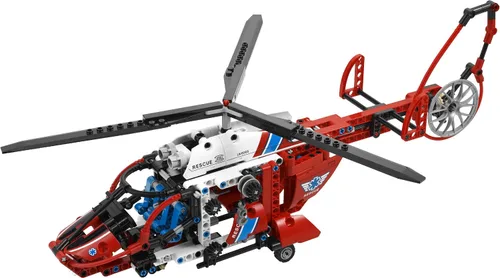 Miniatura 3 de LEGO Helicóptero de Rescate Técnico 8068