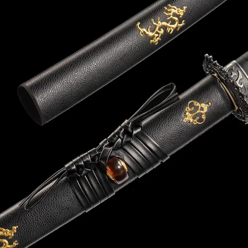 Miniatura 8 de Espada katana japonesa hecha a mano, auténtica, forjada a mano, espadas samurai de acero de alto carbono 1060 para artes marciales, colección