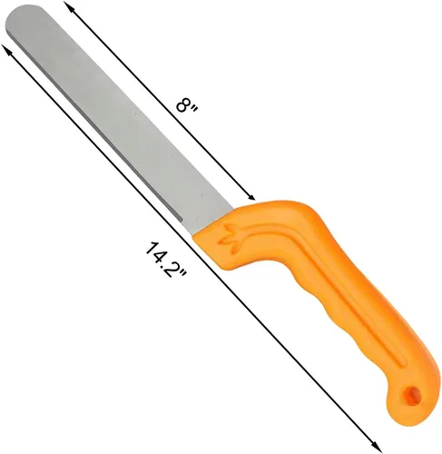 Miniatura 2 de Tinsow Florist Cuchillo de corte profesional para cuchillos de bloque de espuma de flores para ladrillos de bloque de espuma floral (naranja)
