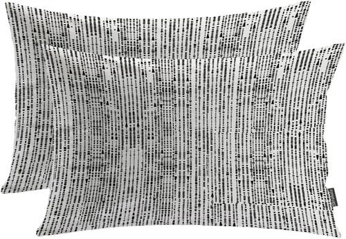 Miniatura 65 de Shrahala Abstract Art Modern Aesthetic Decorative Pillow Covers, Fluid Forms Minimalist Throw Pillow Cover Blended Hidden Zipper Cushion Cases for