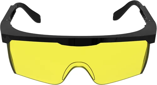 Miniatura 4 de JORESTECH Gafas de seguridad rectangulares enmarcadas de seguridad con protectores laterales para protección de alto impacto (1 par)