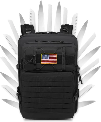 Mochila táctica para cuchillos de chef, bolsa de transporte profesional para cuchillos, estuche organizador de viaje con más de 30 bolsillos para