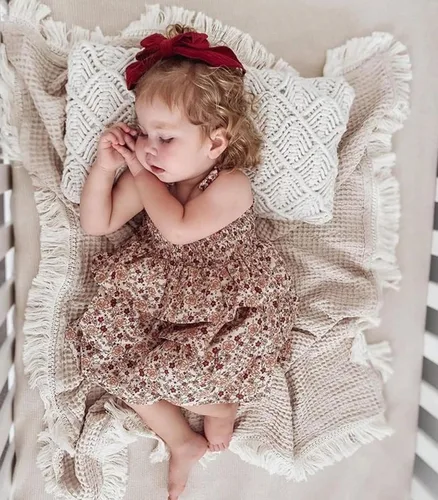 Miniatura 15 de MA&BABY Conjunto familiar de verano de 0 a 6 años a juego para hermanas, vestido de hermanas, camisa para hermano, lindo estampado floral