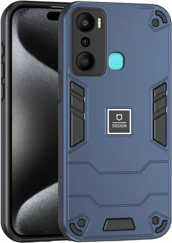 Miniatura 457 de Funda compatible con Huawei Y9 Prime (2019), compatible con Huawei Y9 Prime (2019) 4G STK-L21 2 en 1 [PC duro + TPU], funda de teléfono azul