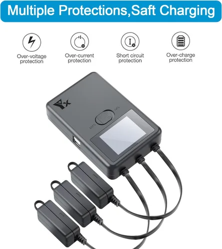 Miniatura 6 de Cargador de batería para DJI Mini 3,Mavic Mini 3 Pro Drone,Hub de carga múltiple rápida 5 en 1