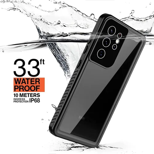 Miniatura 2 de ANTSHARE Funda impermeable para Samsung Galaxy S21 Ultra, funda para Galaxy S21 Ultra con protector de pantalla, cuerpo completo 360, resistente, a