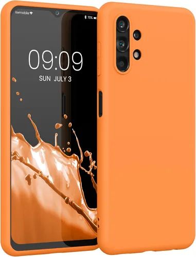 Miniatura 127 de kwmobile Funda compatible con Samsung Galaxy A23 4G / 5G - Funda de silicona TPU metálica suave y delgada - Rojo oscuro metálico