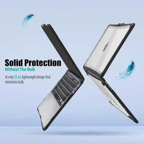 Miniatura 5 de IBENZER Hexpact Funda para MacBook Pro de 13 pulgadas 2026 2025 2024 2023 2022-2016 M2 M1 A2338 A2289 A2251 A2159 A1989 A1708 A1706, funda