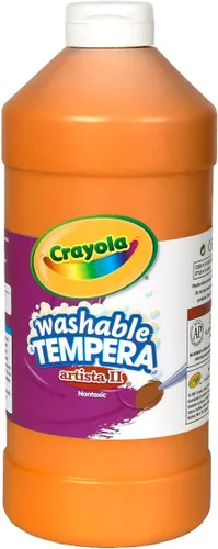 Miniatura 5 de Crayola témpera, pintura lavable Amarillo