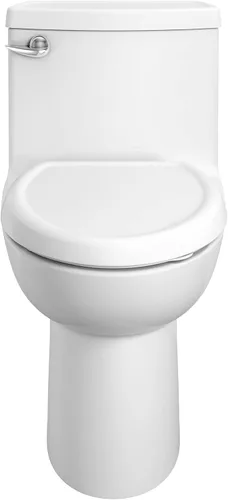 Miniatura 8 de American Standard 2403128.020 Inodoro compacto Cadet de 3 piezas con asiento de cierre lento, parte delantera alargada, descarga a la izquierda