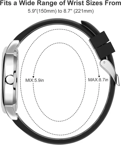 Miniatura 5 de GOLDEN HOUR - Reloj de enfermera impermeable para profesionales médicos, estudiantes, mujeres y hombres, esfera luminosa de fácil lectura, 24 horas